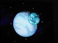une photo d'Ã©cran de Lunar 2 - Eternal Blue Complete sur Sony Playstation